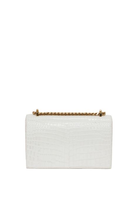Borsa Jewelled Satchel in Avorio Scuro/Oro ALEXANDER MCQUEEN | 554128-1HB0T9006